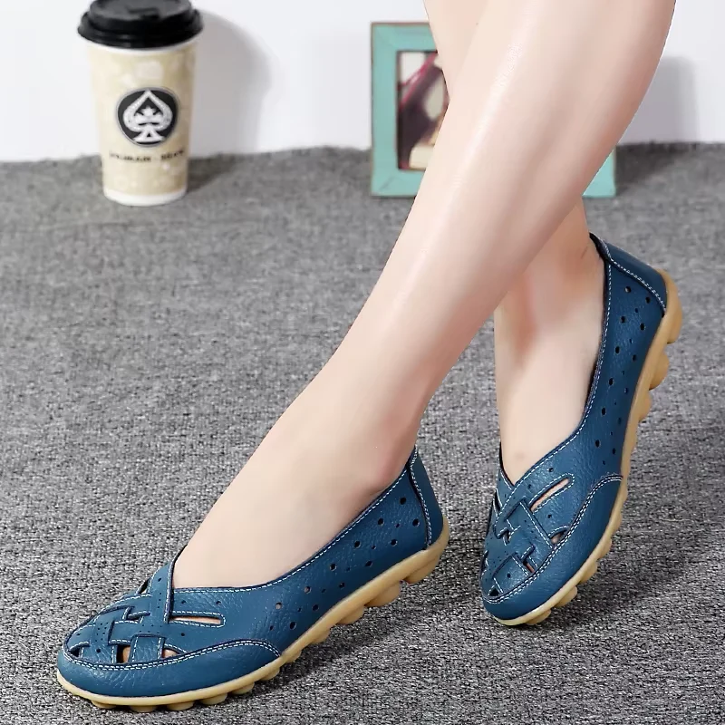 Ballerines à enfiler pour femme avec bout pointu