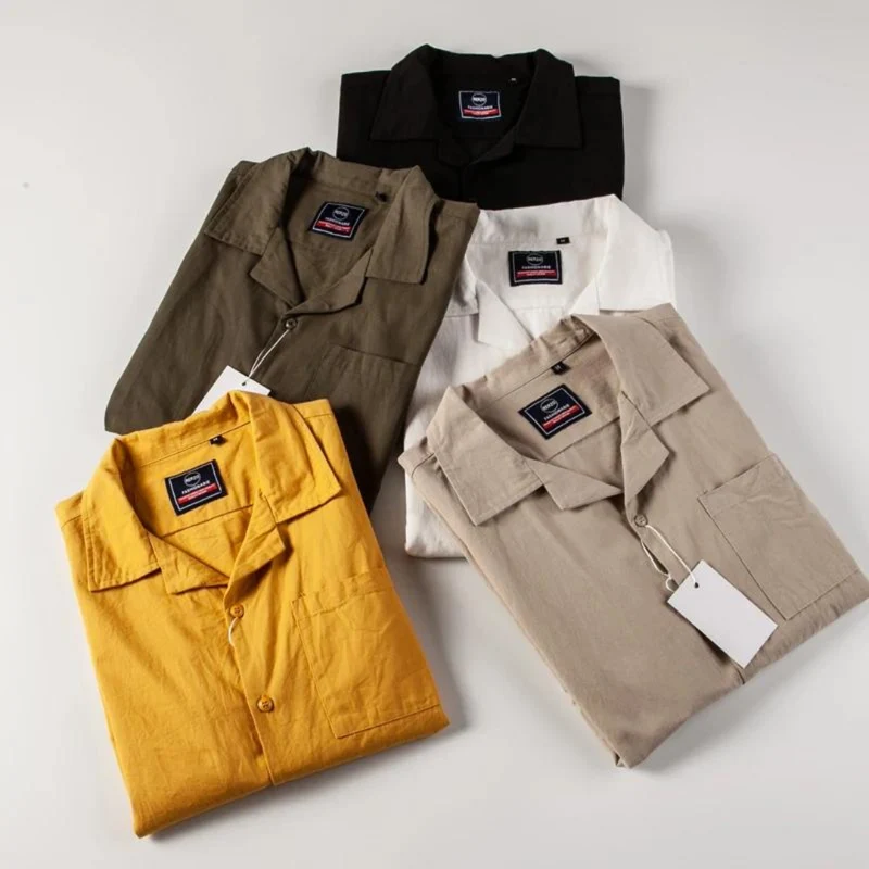 Leo – Chemise Homme à Manches Courtes