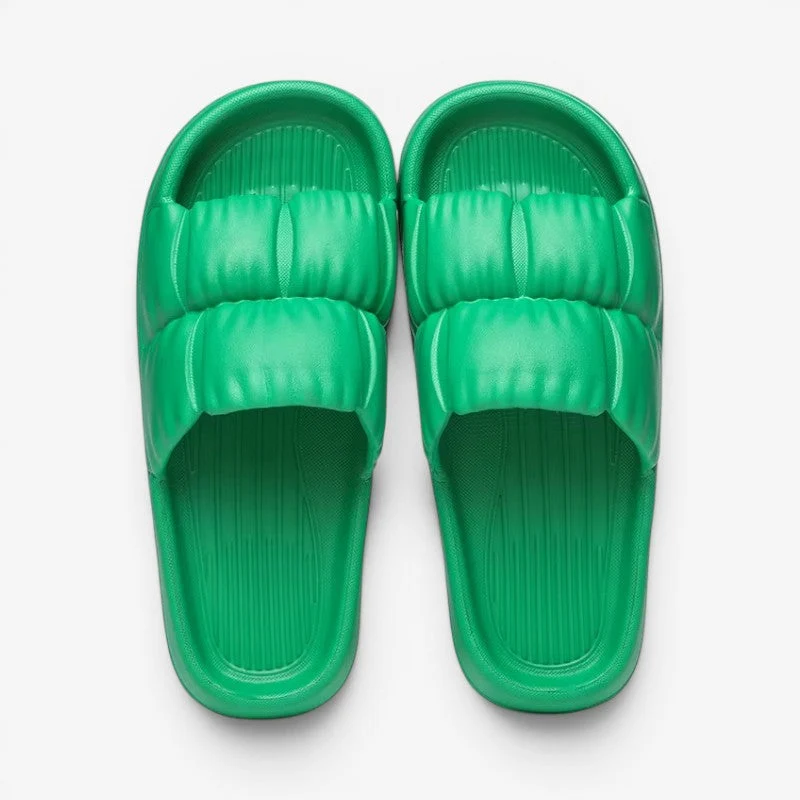Chaussons à enfiler pour femme avec bout rond