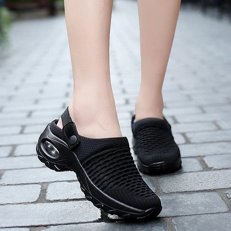 Sabots à semelle épaisse pour femme avec bride arrière convertible