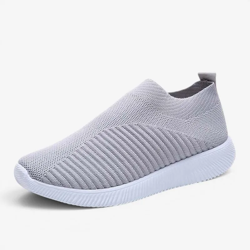 Baskets à enfiler pour femme avec tige respirante