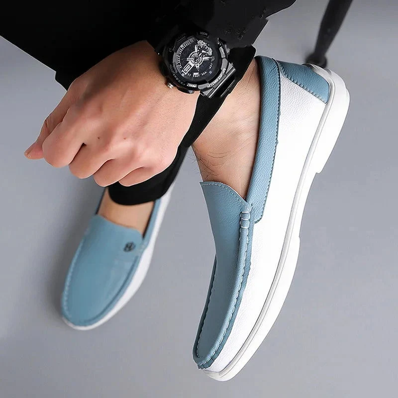 Mocassins décontractés pour homme avec design à enfiler