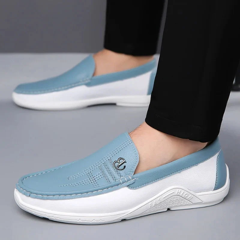 Mocassins décontractés pour homme avec design à enfiler