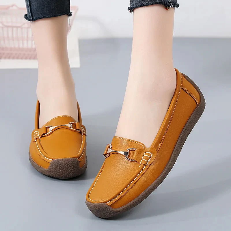Chaussures plates pour femme avec design à enfiler