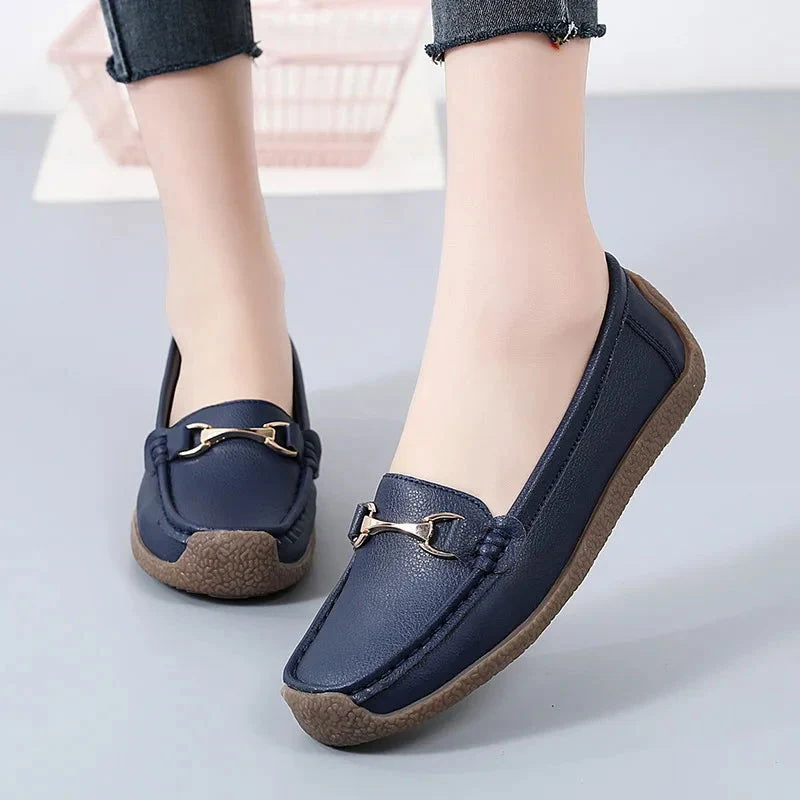 Chaussures plates pour femme avec design à enfiler
