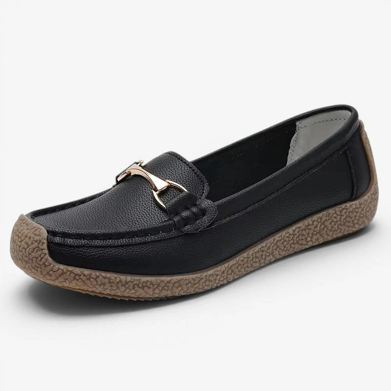 Chaussures plates pour femme avec design à enfiler