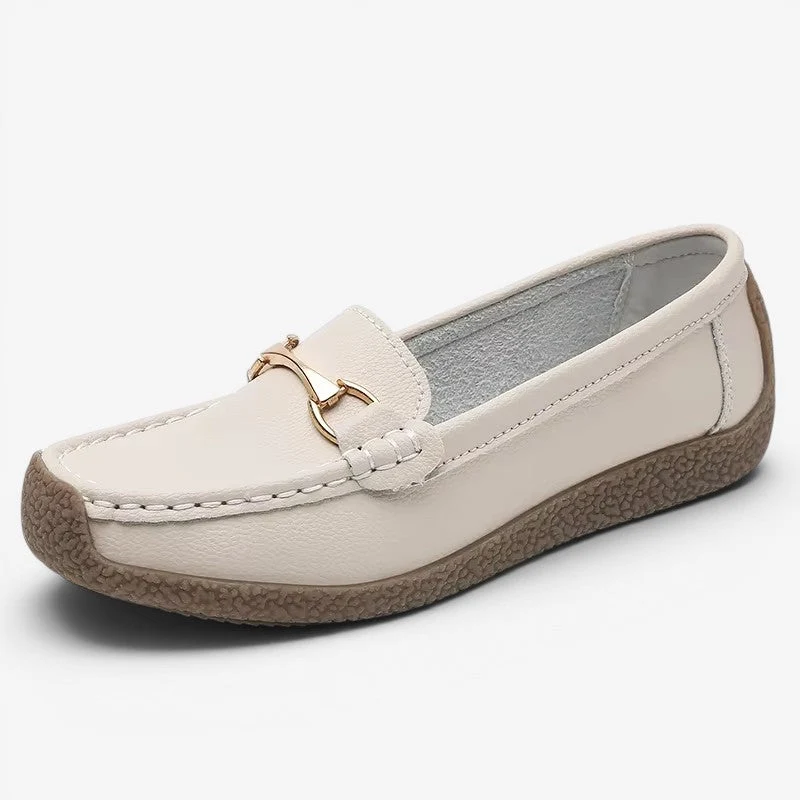 Chaussures plates pour femme avec design à enfiler