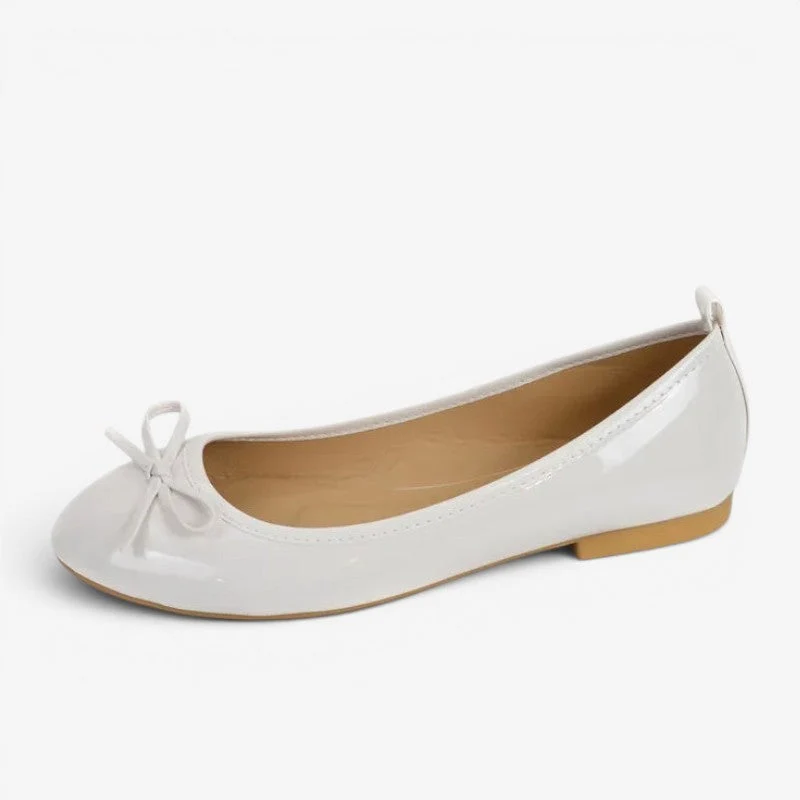 Ballerines pour femme avec design à enfiler avec Nœud décoratif