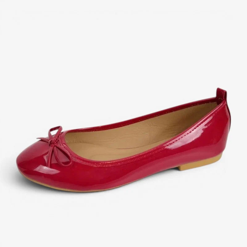 Ballerines pour femme avec design à enfiler avec Nœud décoratif