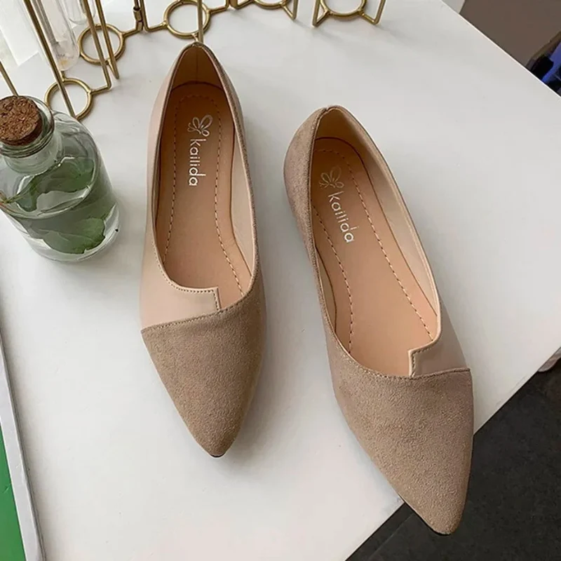 Ballerines à bout pointu pour femme