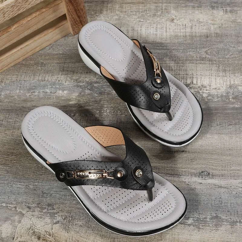 Sandales compensées pour femme