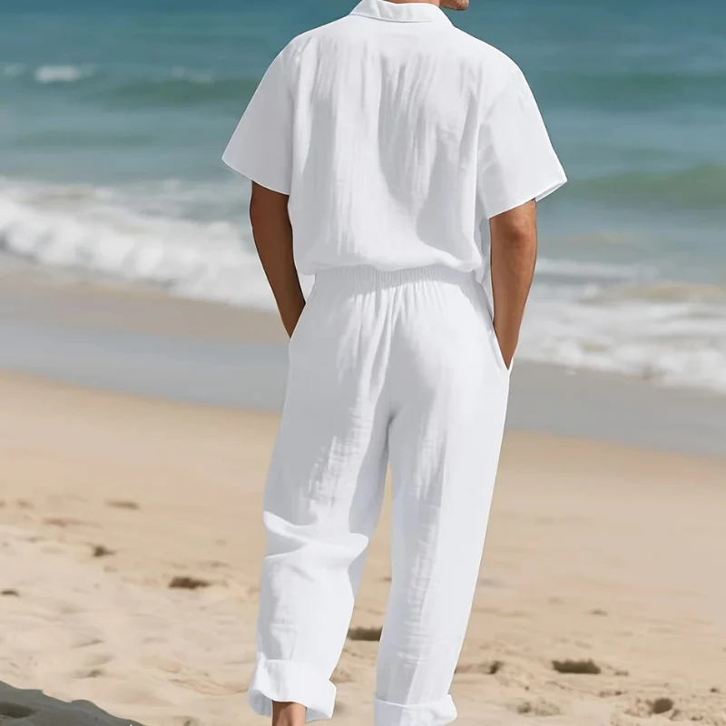 Ensemble deux pièces pour homme avec chemise et pantalon