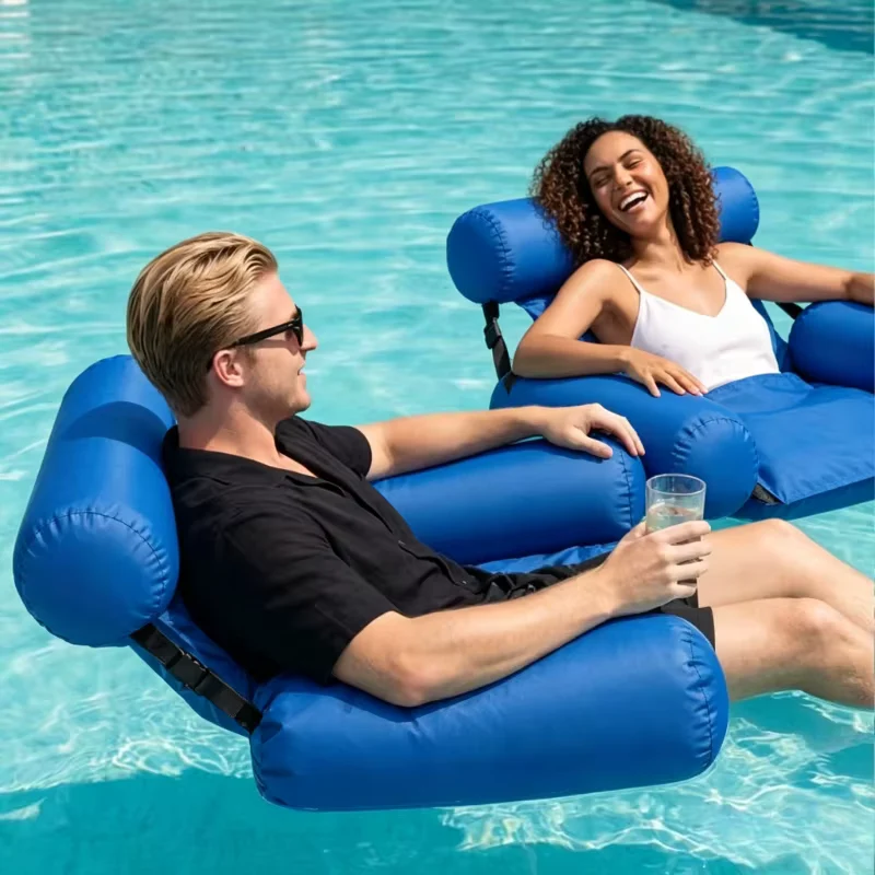 Chaise flottante gonflable pliable