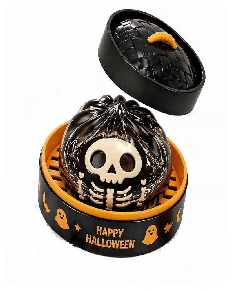 Ensemble Halloween De Jouets Compressibles Maruko Fantômes Mignons Et Effrayants, Jouet Anti-Stress Mini Portable, Produits Sensoriels Pour Articles D'Halloween, Remplissage Pour Sachets De Fête Et Mini-Cadeaux