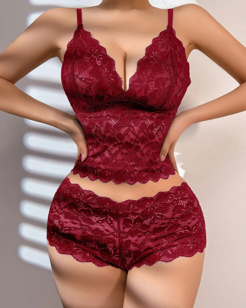 Ensemble Sexy Dentelle Lingerie