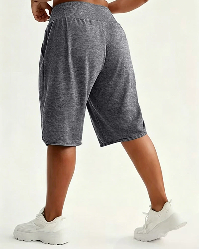 Shorts Taille Haute Jambes Larges