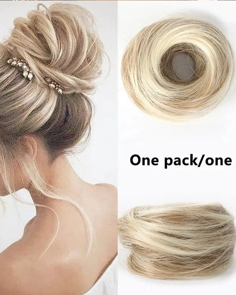 Accessoire Capillaire Chignon Désordonné Synthétique Pour Femmes