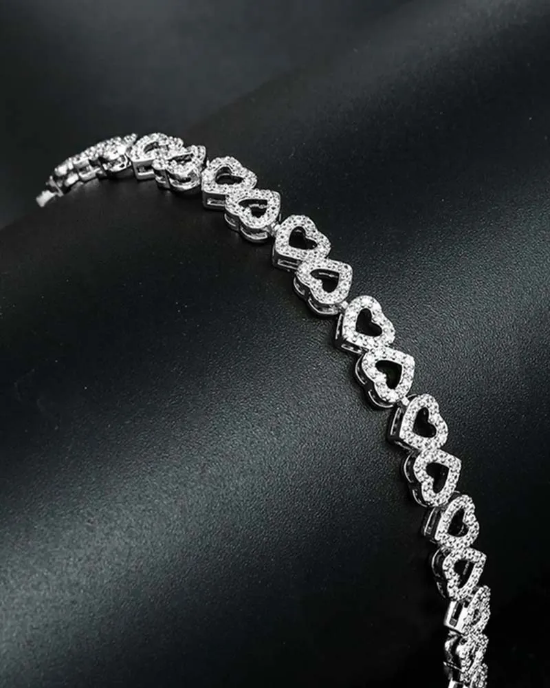 Bracelet Amour Diamant Mode