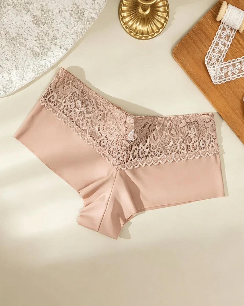 Lingerie Respirant Découpé Boxer Femme