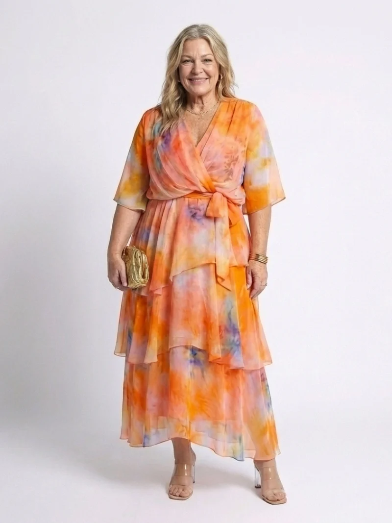 DELACROIX | Robe maxi à décolleté Calista