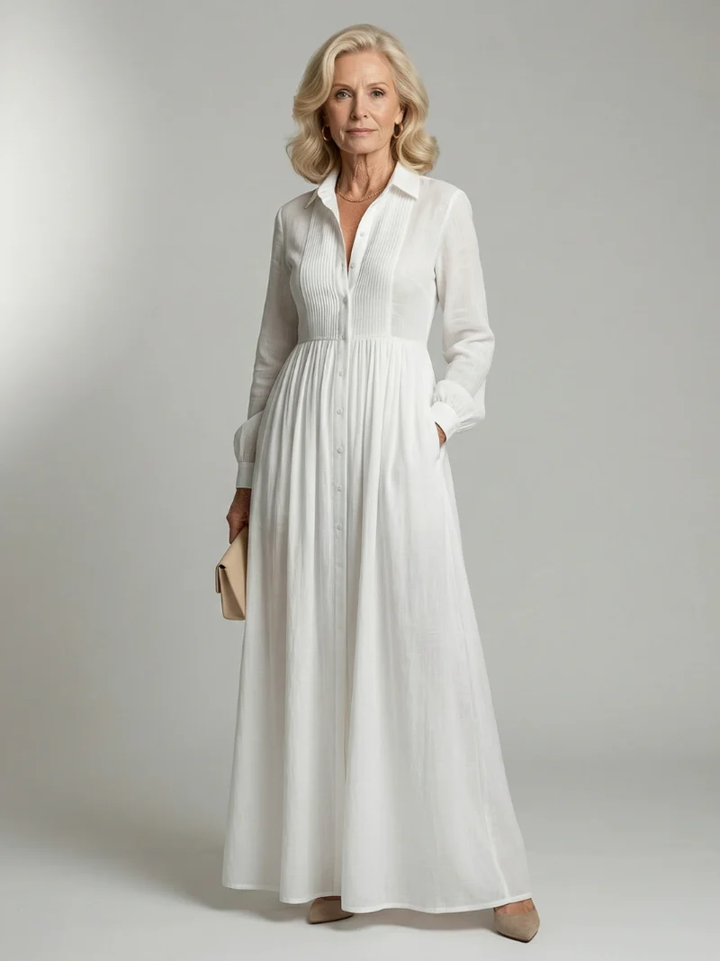 DELACROIX | Robe Maxi Soft Flow Lioren