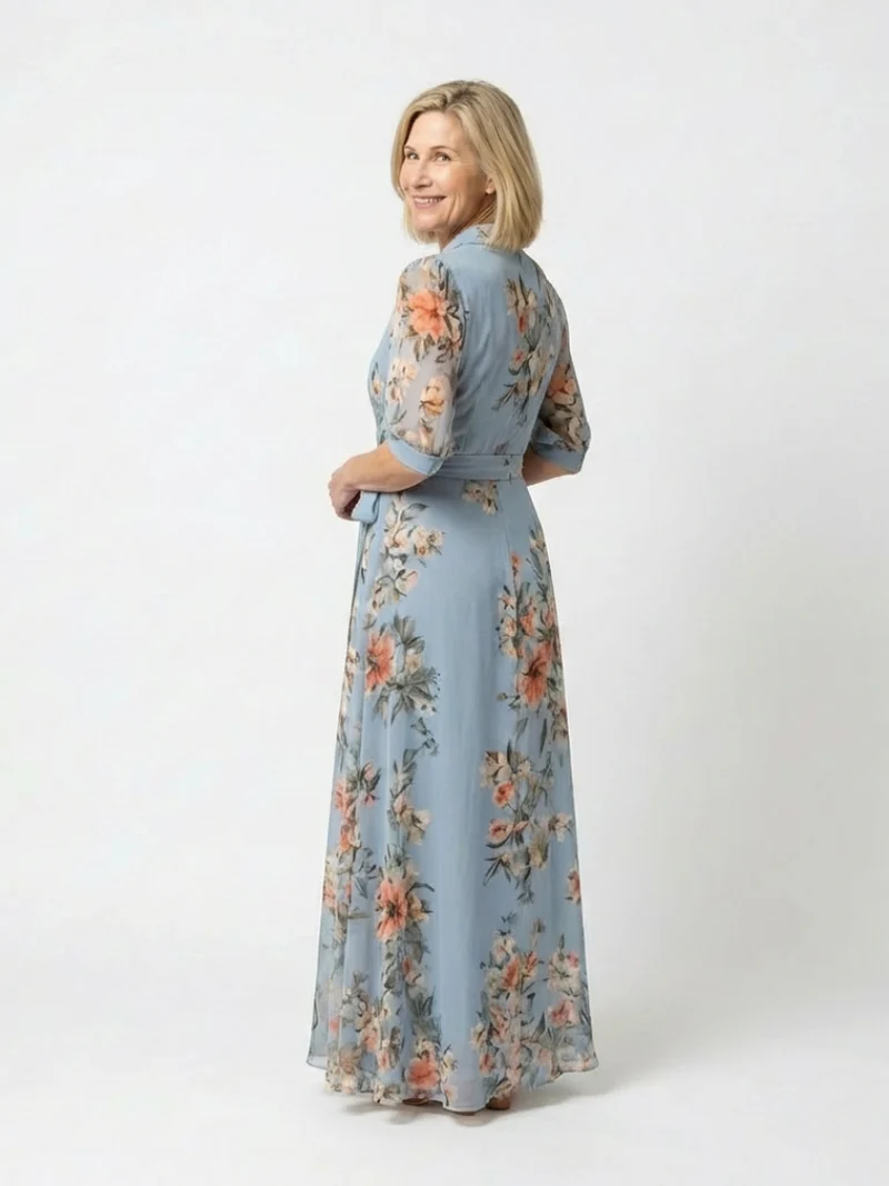 DELACROIX | Robe Maxi à Enveloppe Elowen