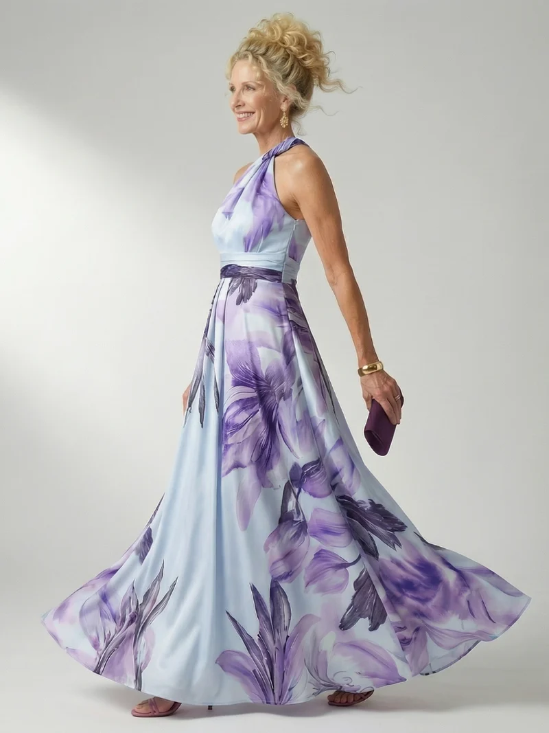 DELACROIX | Robe Maxi Fleurie Légère Amiel