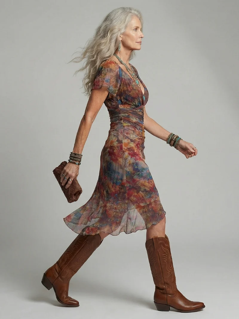 DELACROIX | Robe Midi Halter Silencieuse Aeris