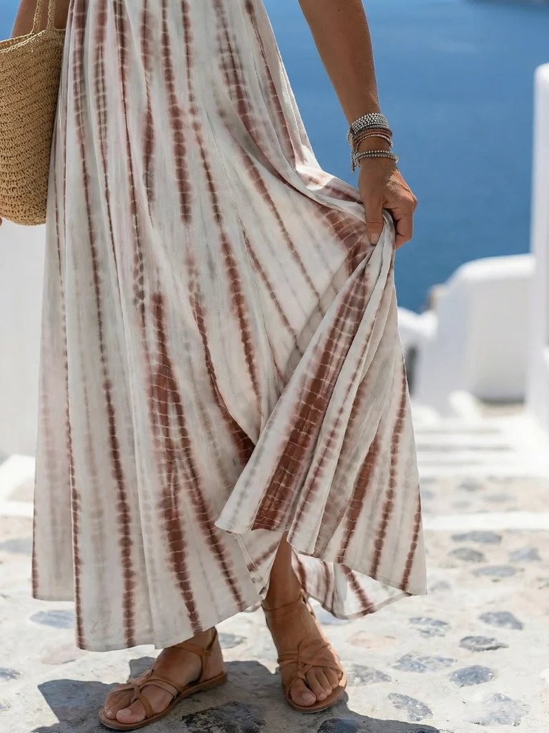 DLEACROIX | Robe Midi Teintée Détente Karys