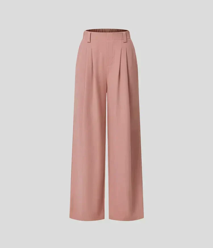 Aurélie | Femme Pantalon Taille Haute Coupe Ajustée – Pantalon Élégant 2026