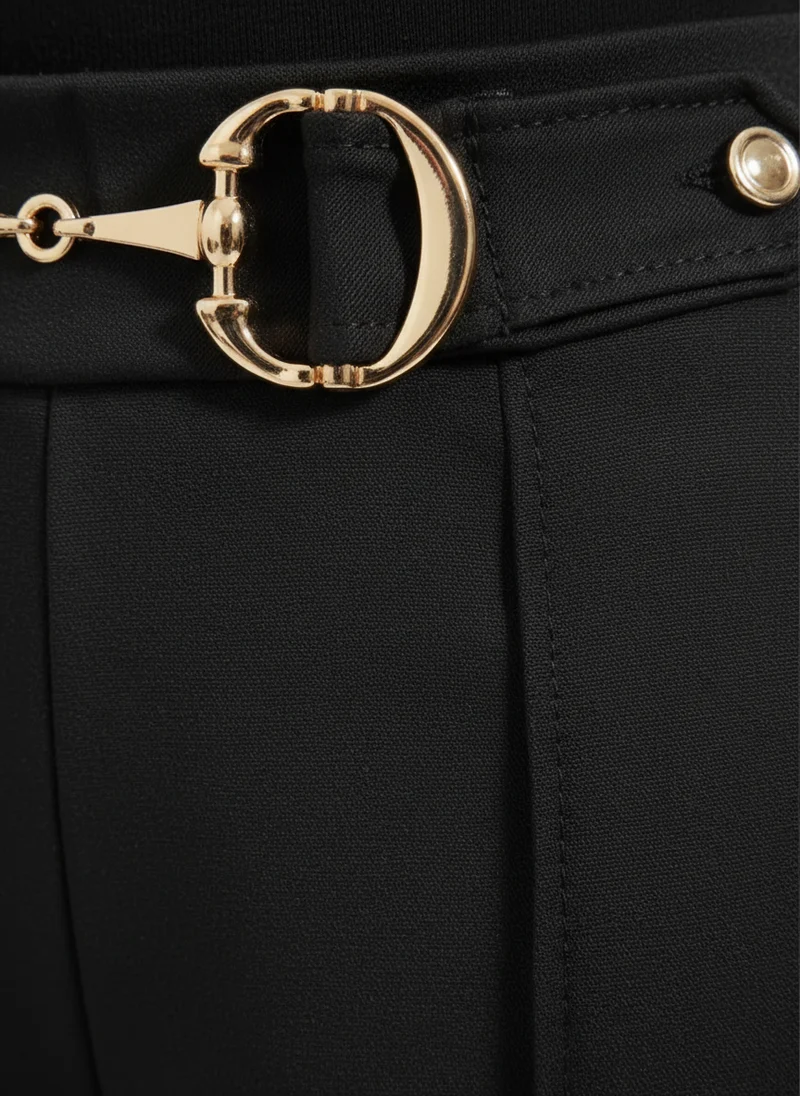 Anaïs | Femme Pantalon Ajusté Effet Métallique – Pantalon Métallisé Élégant 2026