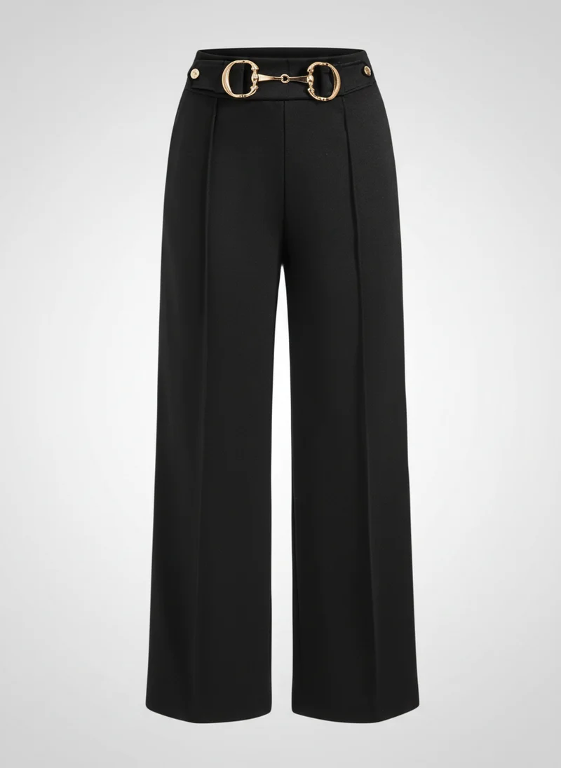 Anaïs | Femme Pantalon Ajusté Effet Métallique – Pantalon Métallisé Élégant 2026