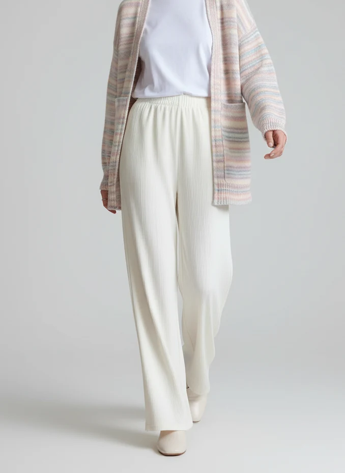 Amélie | Femme Pantalon Décontracté Taille Élastique – Pantalon Confort Quotidien 2026