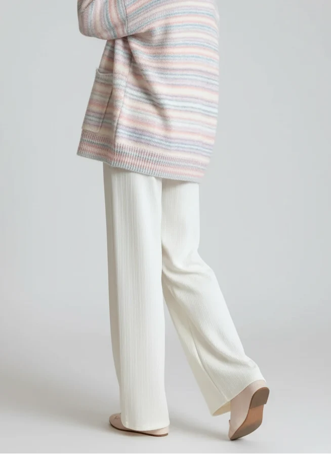 Amélie | Femme Pantalon Décontracté Taille Élastique – Pantalon Confort Quotidien 2026