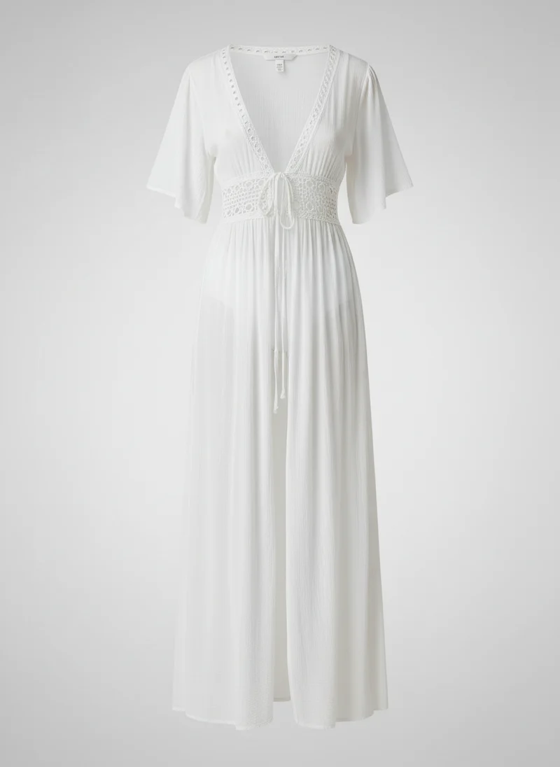 Chloé | Femme Robe de Plage Bohème Fluide Col V – Robe Boho Col V 2026