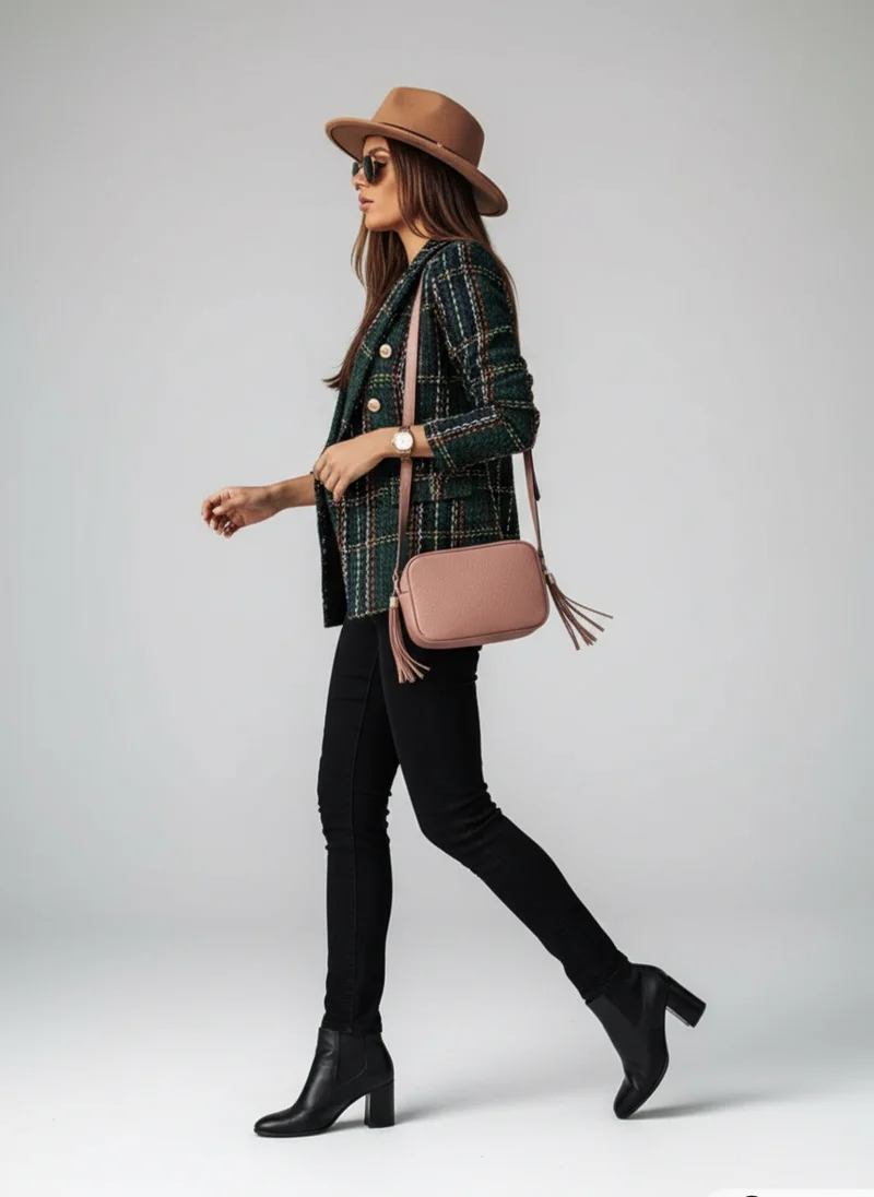 Béatrice | Femme Blazer Cintré Élégant Bouton Unique – Blazer Élégant Femme 2026