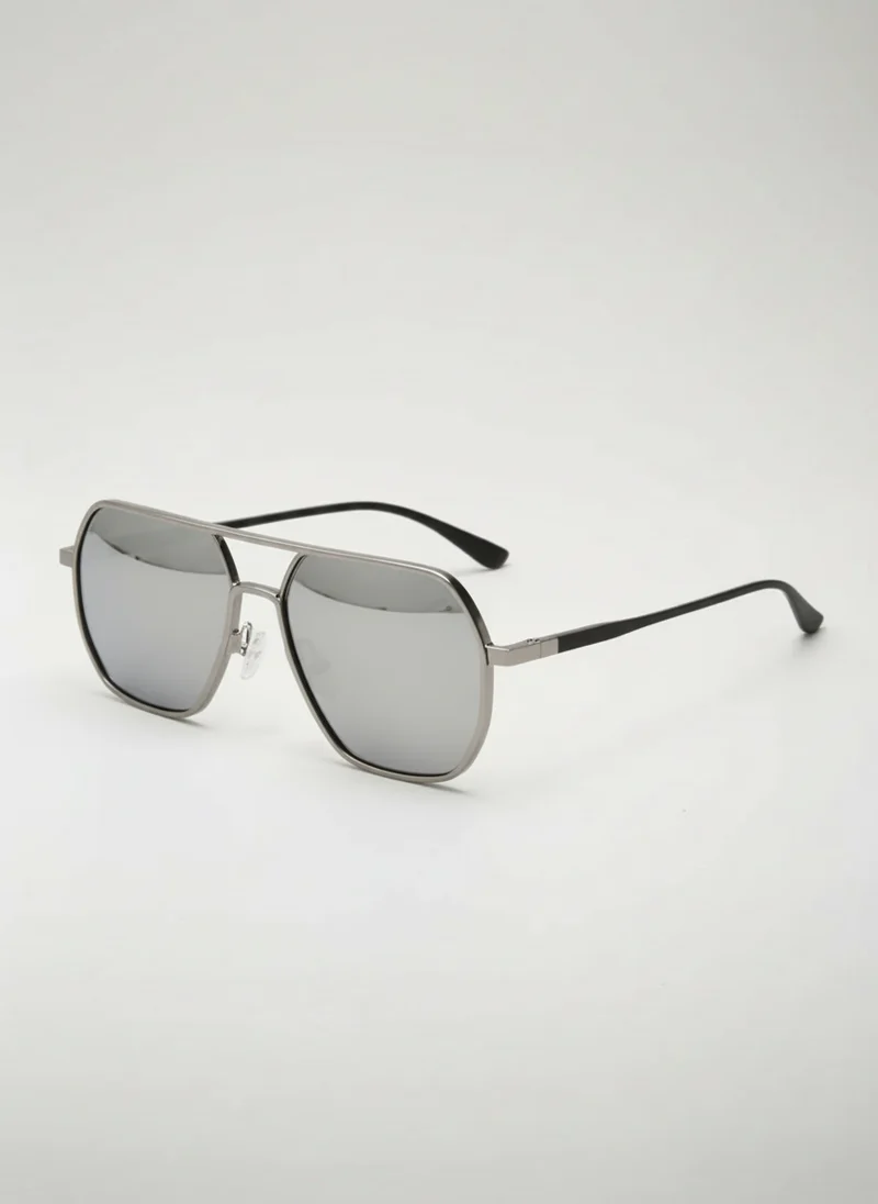 Delphine | Femme Lunettes de Soleil Rétro Carrées Double Pont – Lunettes 2026