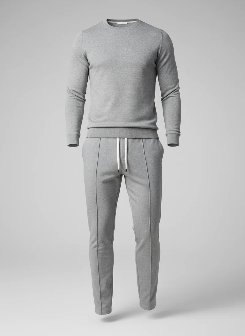 Clément | Homme Ensemble Sweat Pantalon Slim – Ensemble Coordonné Casual Chic 2026