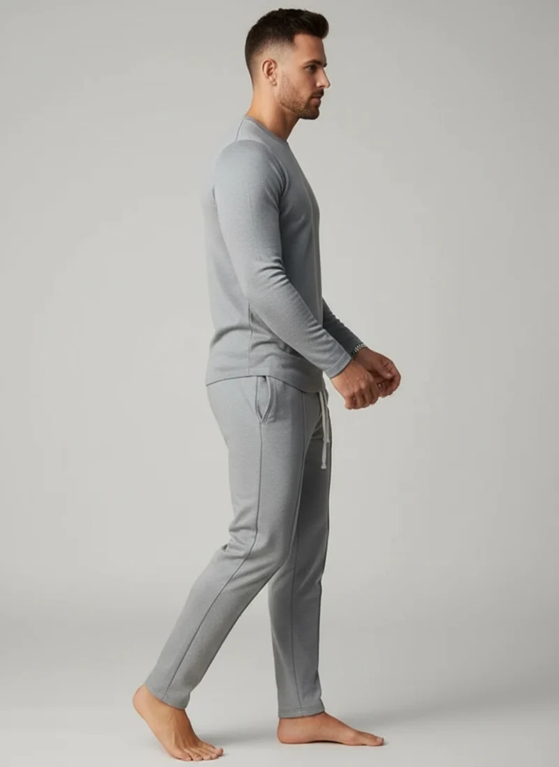 Clément | Homme Ensemble Sweat Pantalon Slim – Ensemble Coordonné Casual Chic 2026