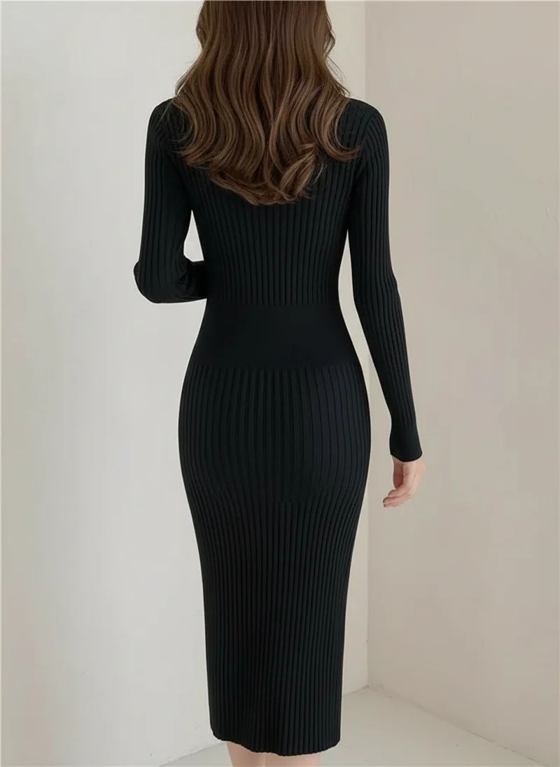 Hélène | Femme Robe Ajustée à Boutons Élégante – Robe Boutonnée Chic 2026