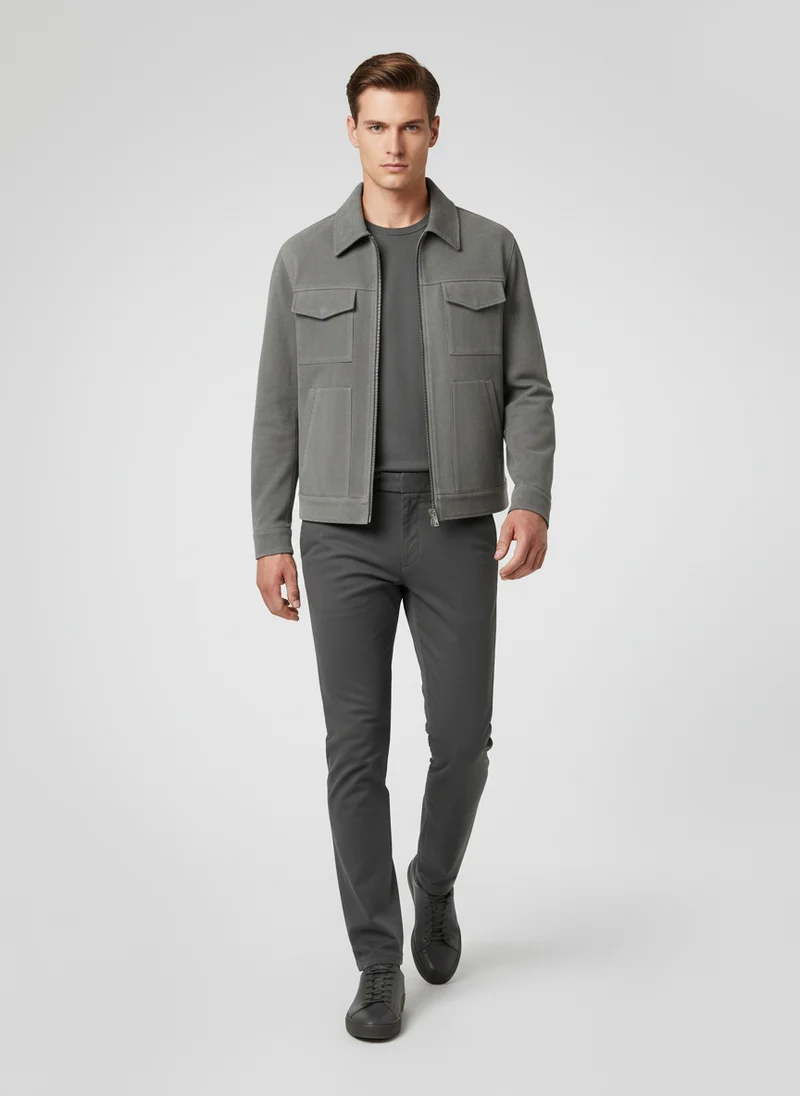 Léo | Homme Veste Zippée Utilitaire Style Moderne – Veste Utilitaire Homme 2026