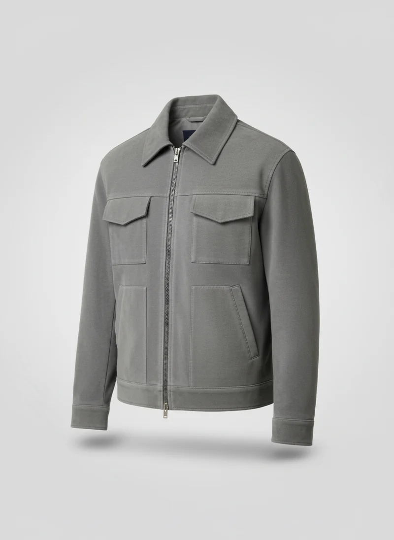 Léo | Homme Veste Zippée Utilitaire Style Moderne – Veste Utilitaire Homme 2026