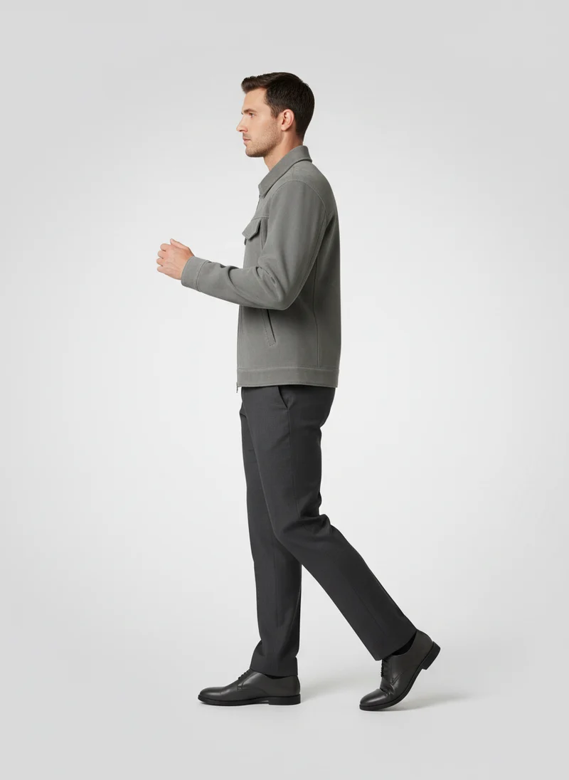 Léo | Homme Veste Zippée Utilitaire Style Moderne – Veste Utilitaire Homme 2026