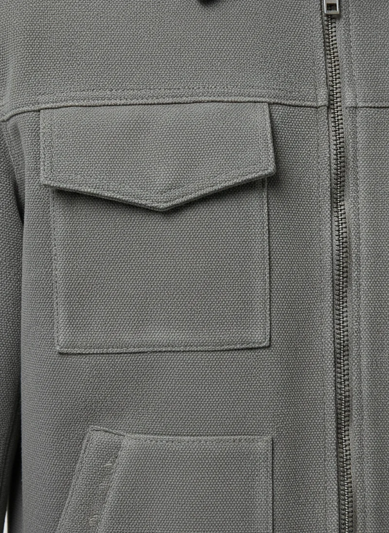 Léo | Homme Veste Zippée Utilitaire Style Moderne – Veste Utilitaire Homme 2026