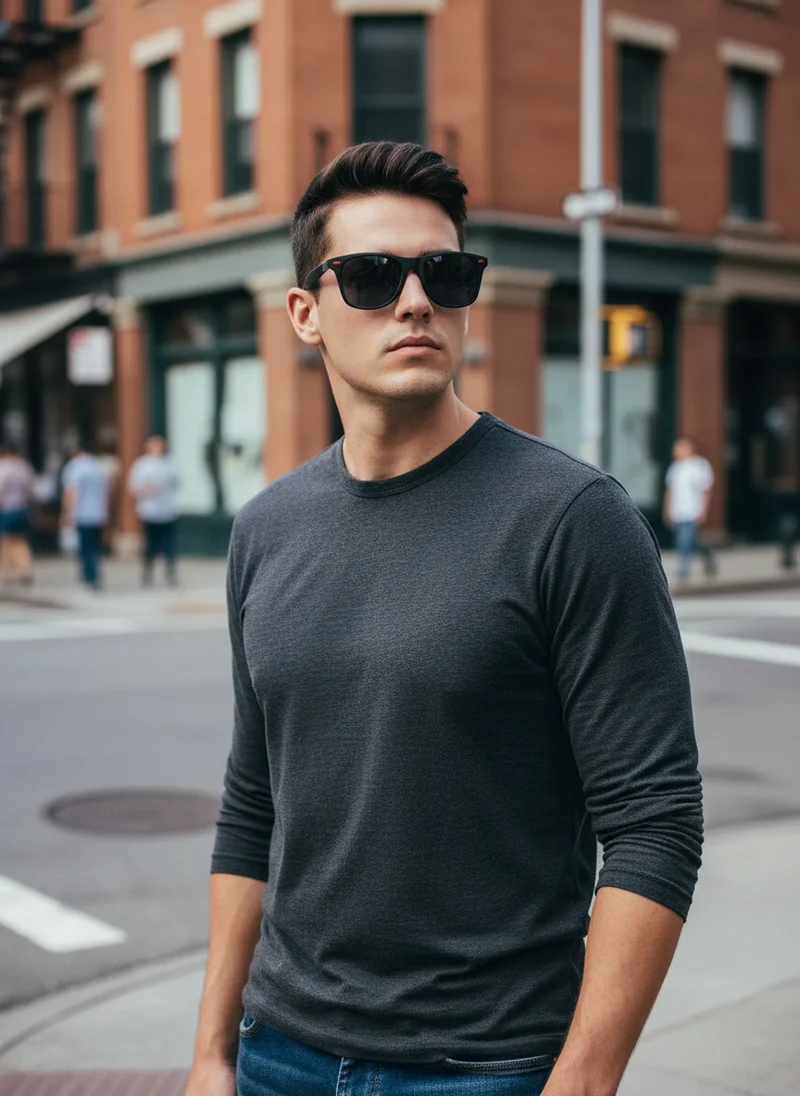 Laurent | Homme Lunettes de Soleil Rétro Élégantes – Lunettes Été Homme 2026