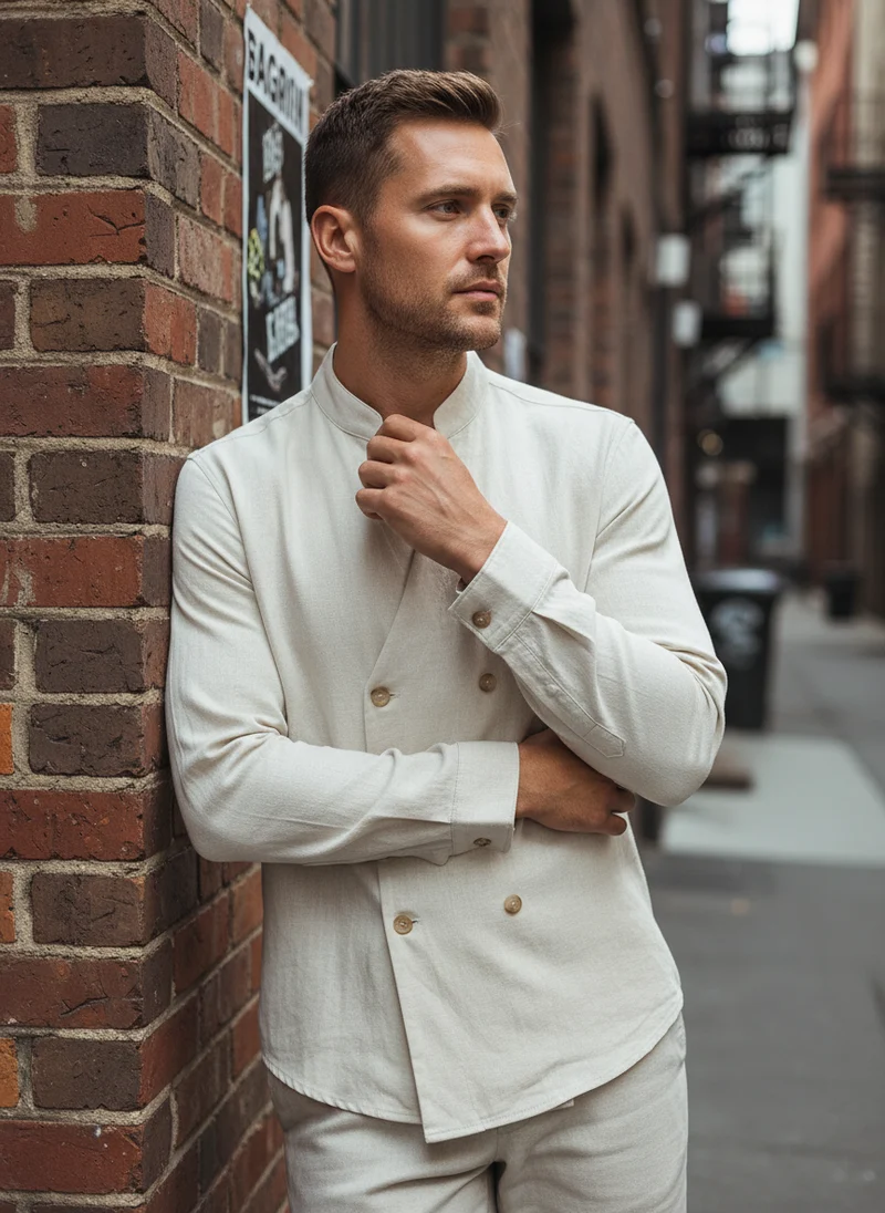 Raphaël | Homme Chemise Lin Légère Style Méditerranéen – Chemise Lin Été 2026