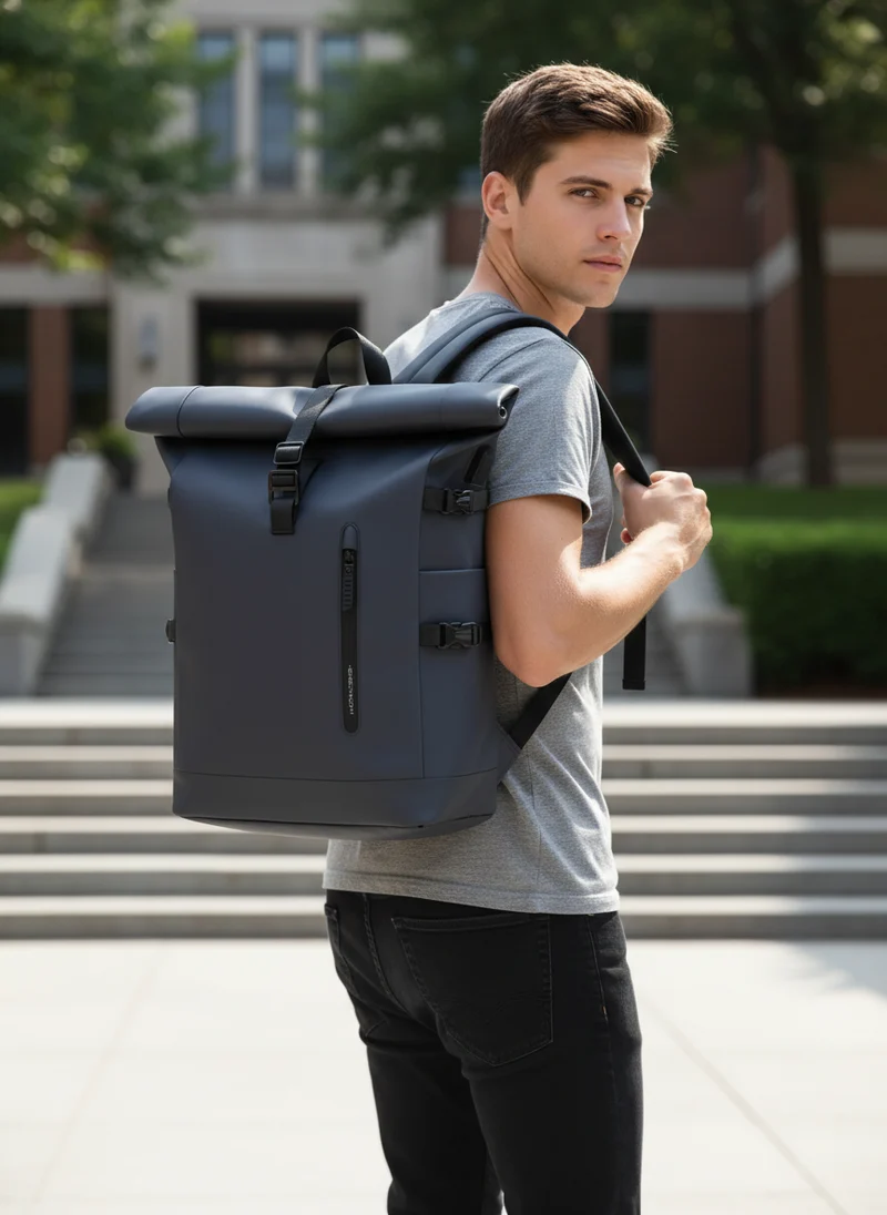 Thomas | Homme Sac à Dos Urbain Rolltop Étanche Port USB – Sac Urban 2026