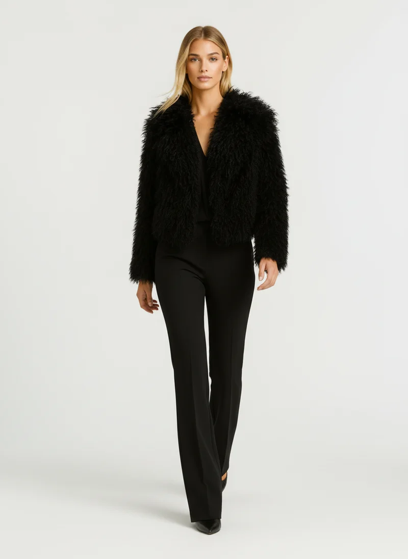 Victoire | Femme Veste Courte Fausse Fourrure Cosy – Veste Fourrure Glamour 2026