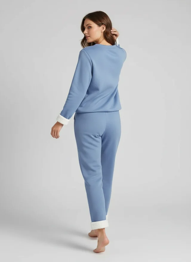Angélique | Femme Ensemble Détente Tissu Doux Raffiné – Loungewear Féminin 2026