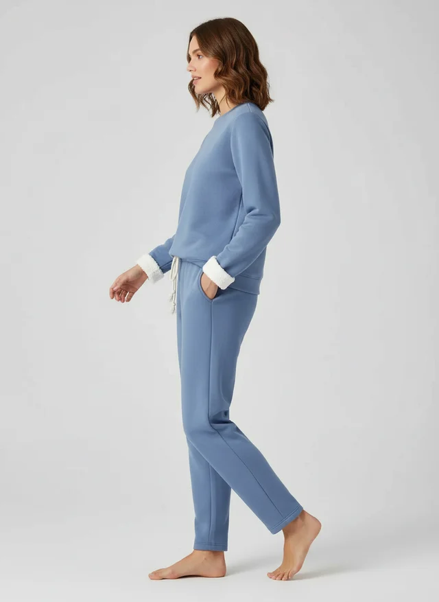 Angélique | Femme Ensemble Détente Tissu Doux Raffiné – Loungewear Féminin 2026